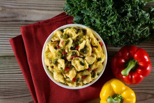 Cheese-Tortellini-Salad---Above---Pasta-Salads