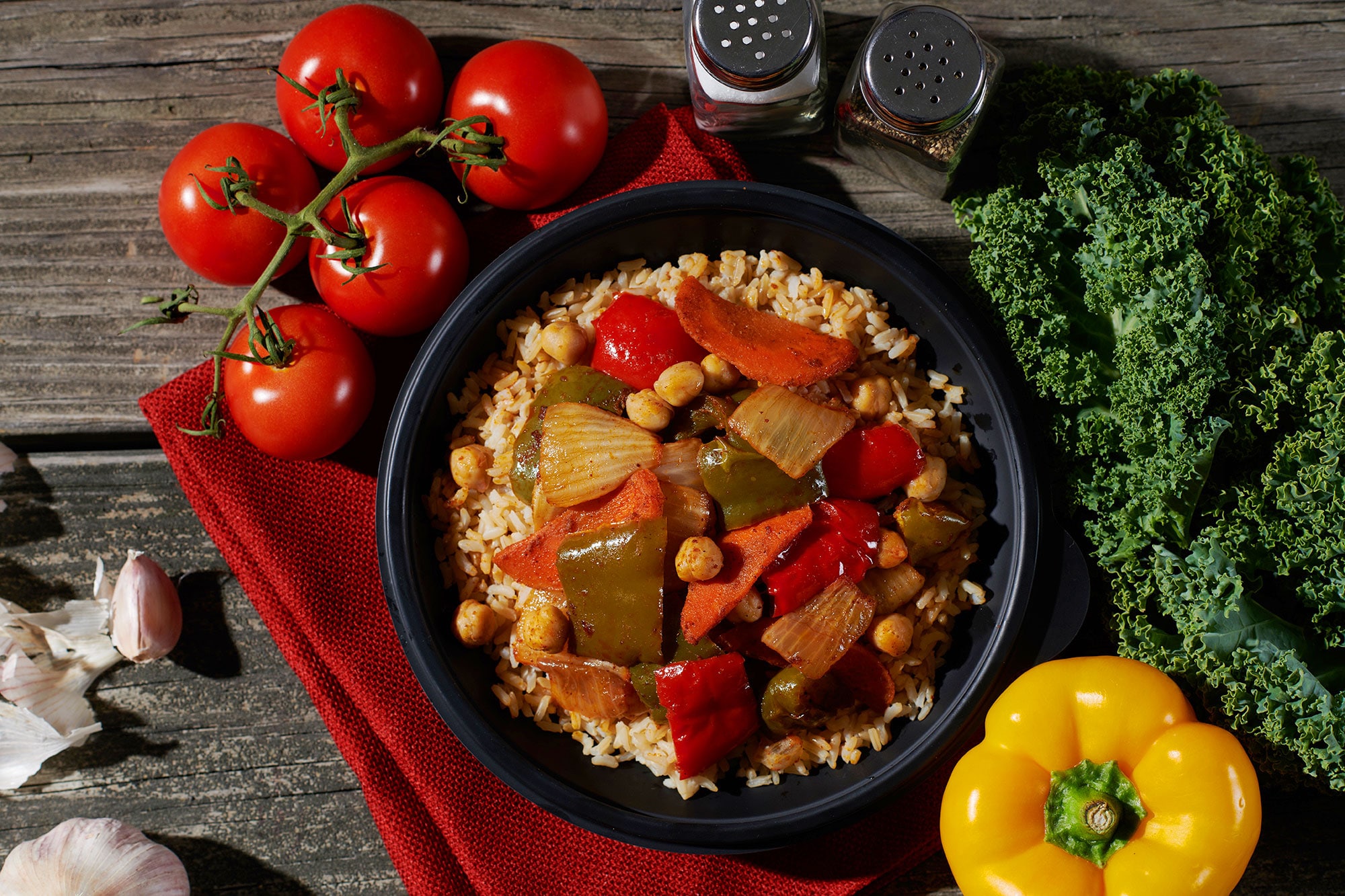 Roasted Vegetables & Chickpeas Bowl - H&auml;ns Kissle